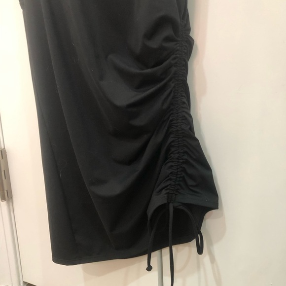 Athleta black tank with side string - Picture 7 of 9